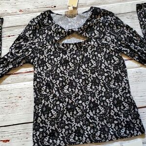 🆕️ MICHAEL KORS WOMEN'S CUTE BLOUSE 🖤🤍